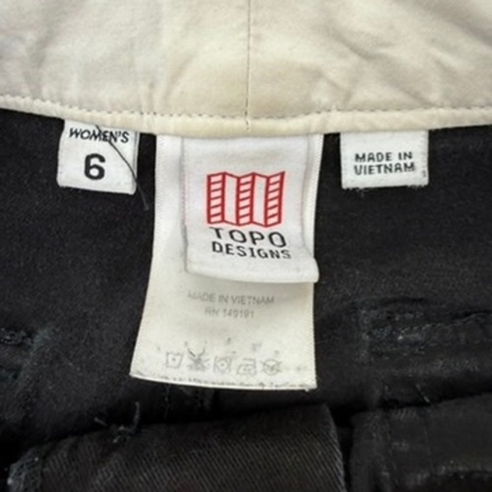 Topo Designs Carpenter Pants Women 6 Organic Cotton Gorpcore Workwear Utility - Picture 3 of 9